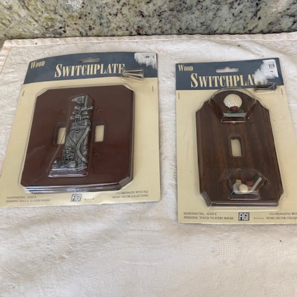 two light switch covers golf